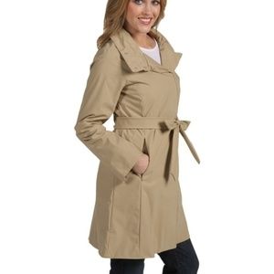 Patagonia Trench Rain Coat Size XL Jacket Larissa Waterproof Beige Tan Tie New